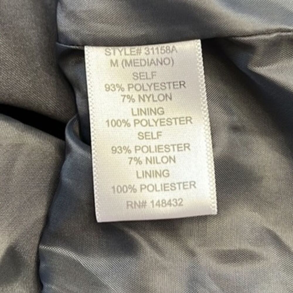 Staccato Jacket Womens Medium Gray Neutral Casual Moto Biker Emo‎ Grunge Edgy - Picture 7 of 7